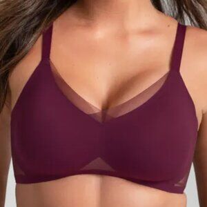 Honeylove CrossOver Wireless Bra Size XL in Fig Wireless Convertible Straps